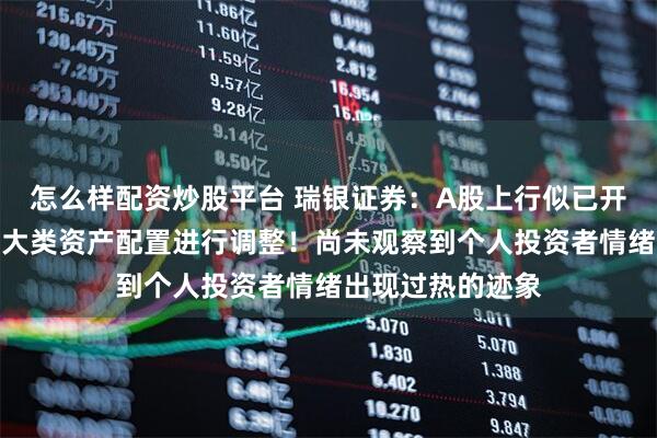 怎么样配资炒股平台 瑞银证券：A股上行似已开始推动居民部门大类资产配置进行调整！尚未观察到个人投资者情绪出现过热的迹象